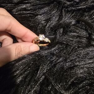 Elegant Gold and Silver Women's Ring